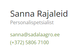 sanna rajaleid